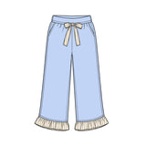 MOQ：5pcs GLP3696 pre-order  toddler girl clothes cotton girl winter pants set 2026.8.15