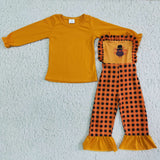 Thanksgiving Turkey suspenders for girls
