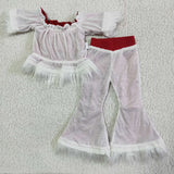 Christmas red sequins set
