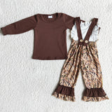 brown Girl suspenders