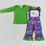 green+purple clothing  outfits