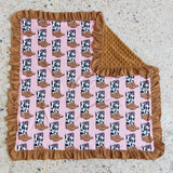 USA brown blanket