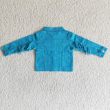 Bright denim for fall fashion--blue