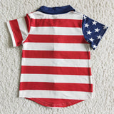 B17-19 July 4 star boy T-shirt