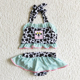 Best-selling cartoon cow swimsuit