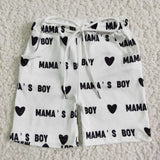 MAMA'S BOY cartoon boy shorts