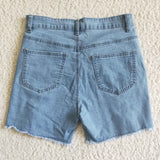 SS0026 summer adult blue  jeans shorts