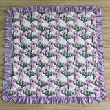 purple cactus  blanket