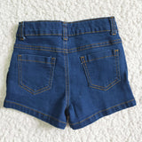 summer Dark bluejeans shorts