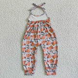 girl  jumpsuit--peach