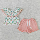 summer pink cactus girl clothing