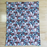 blue cow blanket