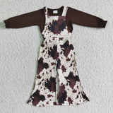 Brown suspenders for girls
