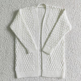 fall white cardigan