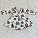 FALL pumpkin girl dress