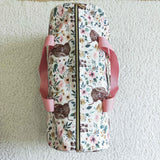 BA0008-- High quality cow print women's duffel bag