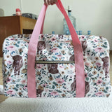 BA0008-- High quality cow print women's duffel bag