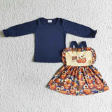 Halloween pumpkin girls outfits