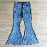 Adult blue Bell-bottom jeans