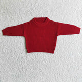 red girl sweater