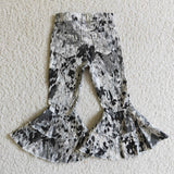 silver Bell-bottom jeans