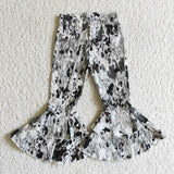 silver Bell-bottom jeans