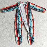 cow zip baby romper
