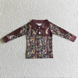 deer brown pullover