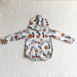 Halloween ghost baby romper