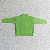 Christmas green girl sweater