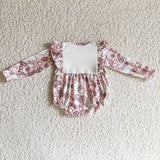 pink Holly Jolly babe romper