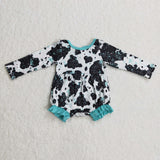 black and green romper