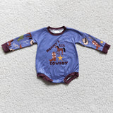 mama's cowboys  romper