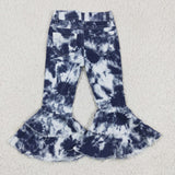 blue tie-dye girls jeans