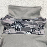 4.5 dinosaur grey pullover