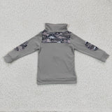 4.5 dinosaur grey pullover