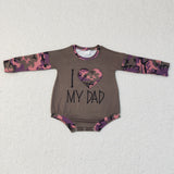 i love my dad romper