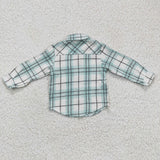 green plaid boys T-shirts