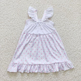 Easter bunny girls dot dress