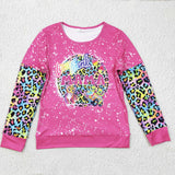 pink and leopard mama top