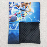 blue cartoon blanket