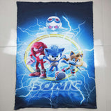 blue cartoon blanket