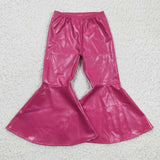 hot pink Leather pants