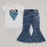 white top +  jeans outfits