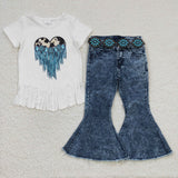 white top +  jeans outfits