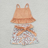 5.5 new style baseball orange girls clothing