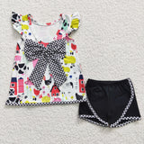 5.5  B11-4 bow farm girls clothing