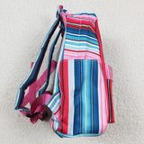 High quality Vertical fringe print backpack