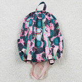 High quality western turquoise print backpack