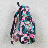 High quality western turquoise print backpack